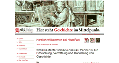 Desktop Screenshot of histofakt.de