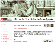 Tablet Screenshot of histofakt.de